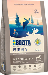Produktbild von Bozita Dog Purely Grain Free Elch Puppy & Junior Large - 2,5 kg