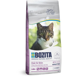 Produktbild von Bozita Hair & Skin Weizenfrei Lachs Katzenfutter - 2 x 2 kg
