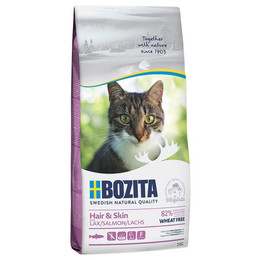 Produktbild von Bozita Hair & Skin Weizenfrei Lachs Katzentrockenfutter - 10 kg