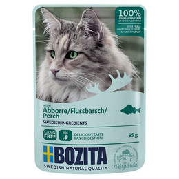 Produktbild von Bozita Häppchen in Gelee mit Flussbarsch - 12 x 85 g