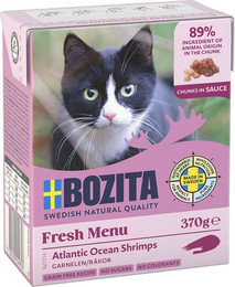 Produktbild von Bozita Häppchen in Soße mit Garnelen - 6 x 370 g