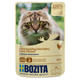 Produktbild von Bozita Häppchen in Soße mit Hühnchen - 12 x 85 g