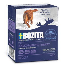 Produktbild von Bozita Happen in Gelee mit Pute - 6 x 370 g