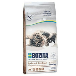 Produktbild von Bozita Indoor & Sterilised Katzentrockenfutter mit Rentier - 2 kg