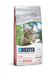 Produktbild von Bozita Large Weizenfrei Lachs Katzenfutter - 2 kg