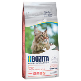 Produktbild von Bozita Large Weizenfrei Lachs Katzenfutter - 10 kg
