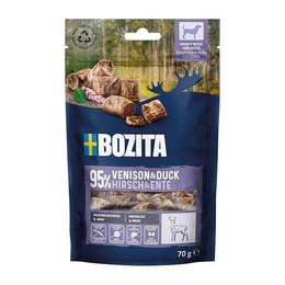 Produktbild von Bozita Meaty Bites Hirsch & Ente - 10 x 70 g