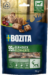 Produktbild von Bozita Meaty Bites Hundesnack 10 x 70 Gramm Elch-Sparpaket
