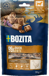 Produktbild von Bozita Meaty Bites Hundesnack 10 x 70 Gramm Ente-Sparpaket