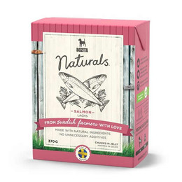 Produktbild von Bozita Naturals Happen in Gelee Lachs - 6 x 370 g