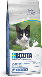 Produktbild von Bozita Outdoor & Active Elk Katzentrockenfutter Sparpaket 2 x 2 Kilogramm