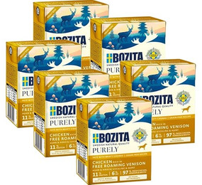 Produktbild von Bozita Purely Paté mit Huhn & Hirsch - 6 x 370 g