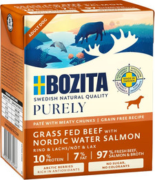 Produktbild von Bozita Purely Paté mit Rind & Lachs - 6 x 370 g