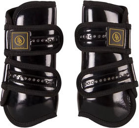 Produktbild von BR Equitation Pro Max Gamaschen aus Lackleder mit Strasssteinen