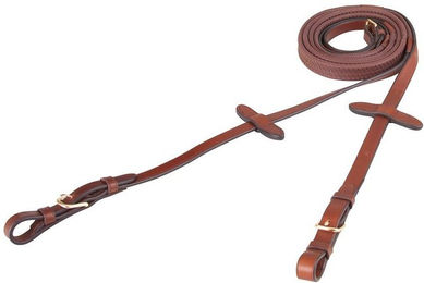 Produktbild von BR Gummi Zügel Eventa Pro Grip 16mm mit runder Schnalle