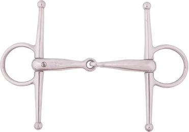 Produktbild von BR Knebeltrense 18 mm einfach gebrochen massiv rostfrei