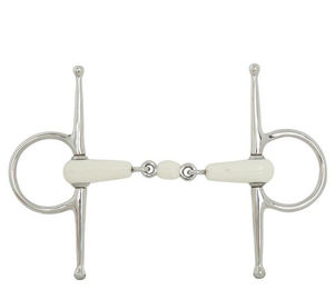 Produktbild von BR Knebeltrense Combo Comfort doppelt gebrochen 18 mm Shanks 165 mm