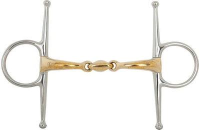 Produktbild von BR Knebeltrense Soft Contact doppelt gebr. 14mm Shanks 127mm