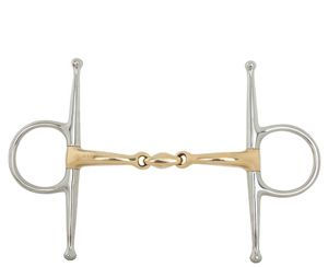 Produktbild von BR Knebeltrense Soft Contact doppelt gebr. 14mm Shanks 165mm