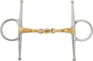 Produktbild von BR Knebeltrense Soft Contact doppelt gebrochen 14 mm Schenkel 127 mm