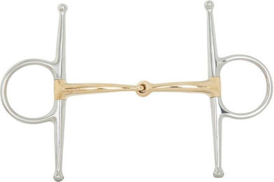 Produktbild von BR Knebeltrense Soft Contact doppelt gebrochen 14 mm Shanks 165 mm