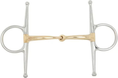 BR Knebeltrense Soft Contact einfach gebrochen 14 mm 165 mm – Bild 1 von 2