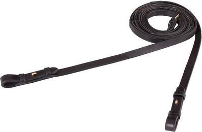 Produktbild von BR Leder Dressur Zügel mit Gummi 16mm