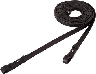 BR Leder Dressur Zügel mit Gummi 16mm – Bild 1 von 3