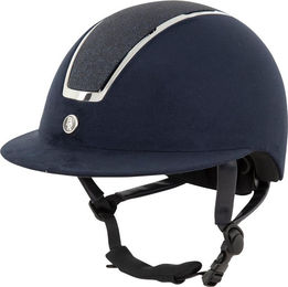 BR Omega Mikrofaser Glitter Reithelm – Bild 1 von 5