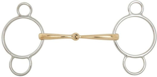 Produktbild von BR Ringtrense einfach gebrochen Soft Contact 16 mm Ø Centre Ring 70 mm