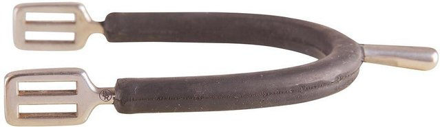 Produktbild von BR Sporen mit abgeflachtem Dorn und Gummiüberzug für Damen