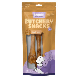 Produktbild von Braaaf Hundesnack Butchery Lammknochen