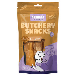 Produktbild von Braaaf Hundesnack Butchery Rindersehne - 150 g