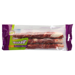 Produktbild von Braaaf Hundesnack Rawhide Twister Rind & Fisch - 3 x 60 g