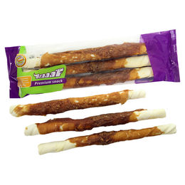 Braaaf Rawhide Twister Ente Hundesnack - 3 x 60 g – Bild 1 von 4