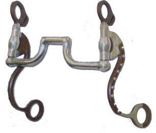 Produktbild von Brad Ren's Westernkandare mit Brückenmundstück