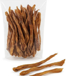 Produktbild von Breers Pet Food Rinderachillessehnen getrocknet 250 Gramm Hundeleckerlie, Harter Kauartikel, Leckerli getreidefrei, Hundesnack zuckerfrei