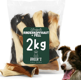 Produktbild von Breers Pet Food Rinderkopfhaut getrocknet mit