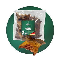 Produktbild von Breers Pet Food Rinderkopfhautplatten getrocknet 2