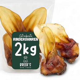 Produktbild von Breers Pet Food Rinderohren getrocknet mit