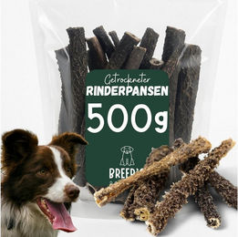 Breers Pet Food Rinderpansen getrocknet für Hunde 500 Gramm Hundeleckerlie, Einzelfuttermittel für Hunde für: Hunde, Harter Kauartikel, Leckerli getreidefrei, Hundesnack zuckerfrei – Bild 1 von 5
