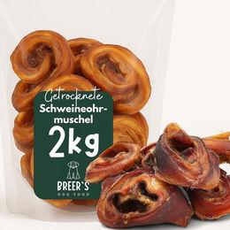 Produktbild von Breers Pet Food Schweineohrmuscheln getrocknet 2