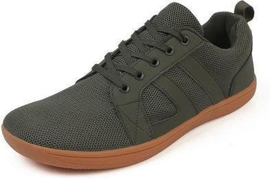 Produktbild von Breite Barfuß-Sneakers aus Segeltuch für Herren und Damen, flache Schuhe, weiche Sohle ohne Sprengung, breitere Zehenpartie, leichte, modische Sneaker, große Größe 36–47 37