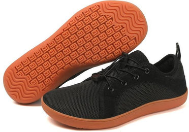 Produktbild von Breiter Unisex-Barfuß-Sneaker aus Canvas, minimalistisches Schuhwerk für Herren, Barfuß-Wanderschuhe für Damen | Sohle ohne Sprengung | Breite Zehenpartie 36