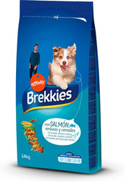 Produktbild von Brekkies Dog mit Lachs - 2 x 14 kg