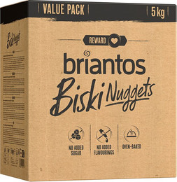 Produktbild von Briantos Biski Nuggets Hundekekse - 5 kg