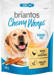 Produktbild von Briantos Chewy Wraps ohne Rohhaut Huhn - 2 x 200 g