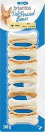 Produktbild von Briantos Deli Pressed Bones Chicken für Hunde - 2 x 140 g