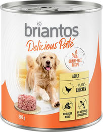 Produktbild von Briantos Delicious Paté Hundefutter - 6 x 800 g