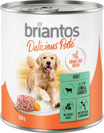 Produktbild von Briantos Delicious Paté Lamm und Karotten - 24 x 800 g